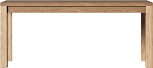Стол RIVI Latte Basic (model015) (дуб/натуральный (бесцветный)) (отд. стол-цы - шпон дуба) 75x75x75